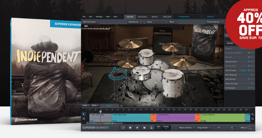 Toontrack Indiependent SDX